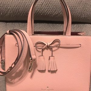Kate Spade Hayes Small Satchel. Rosy Cheeks
